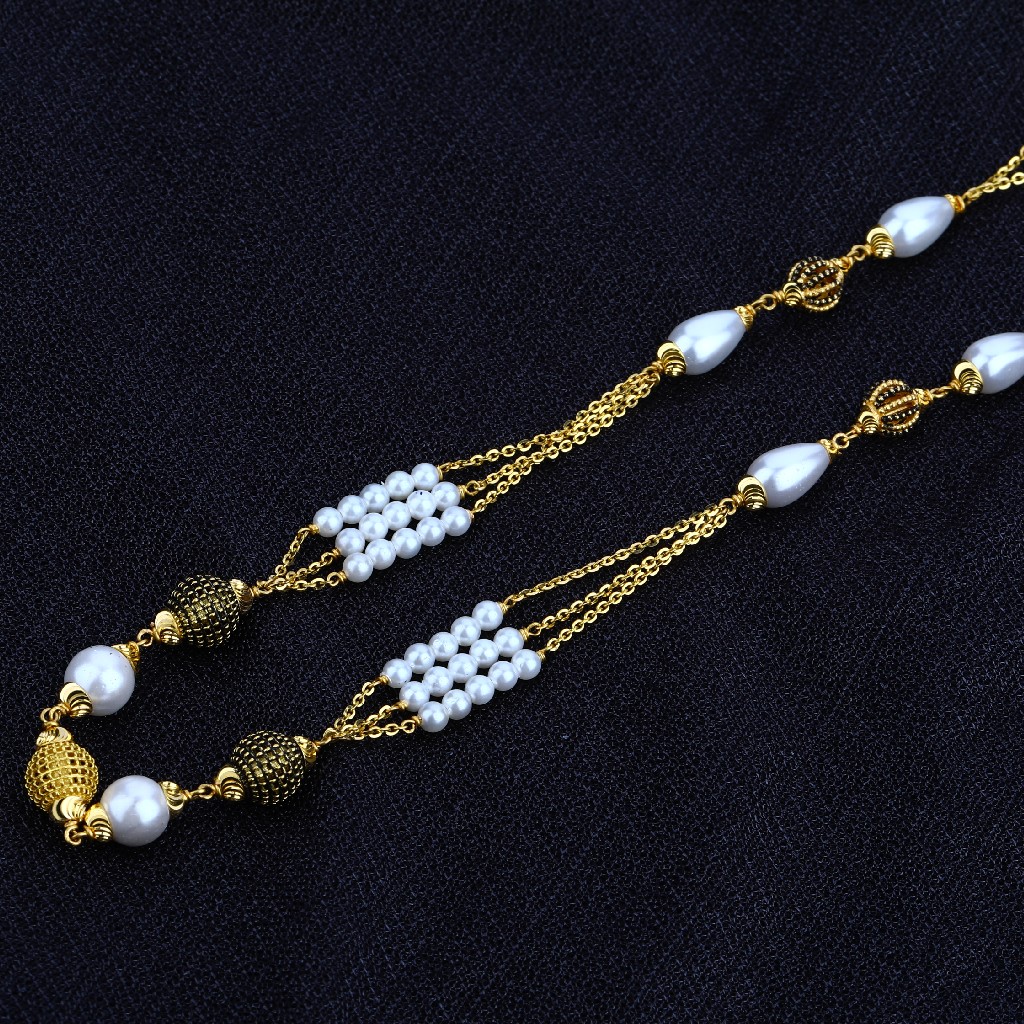 22K Gold Moti Ladies Mala-AC52