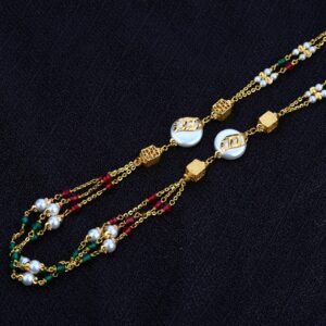 Ladies 916 Gold Moti Mala-AC51