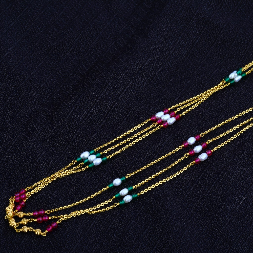Ladies Gold Moti Mala-AC47