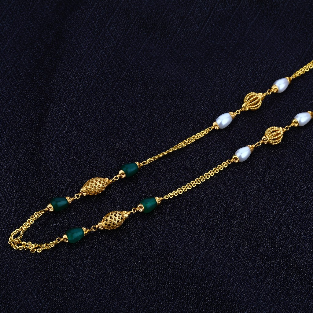 916 Gold Ladies Chainmala-AC44