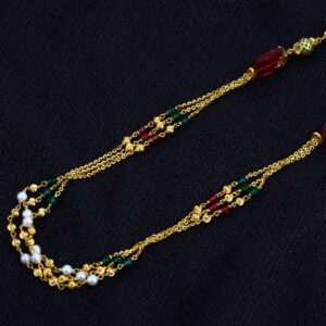 Ladies Gold Chain Mala-AC27