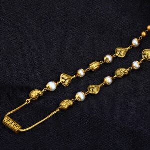 916 Gold Ladies Moti Mala-AC17