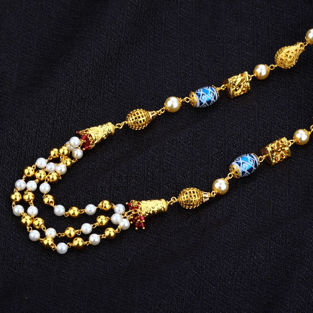 Gold 916 Antique Ladies Mala-AC13