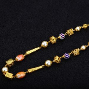 Ladies Gold Moti Mala-AC04