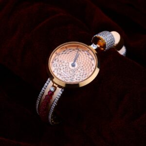 Rose Gold Ladies Cz Watch-RLW89