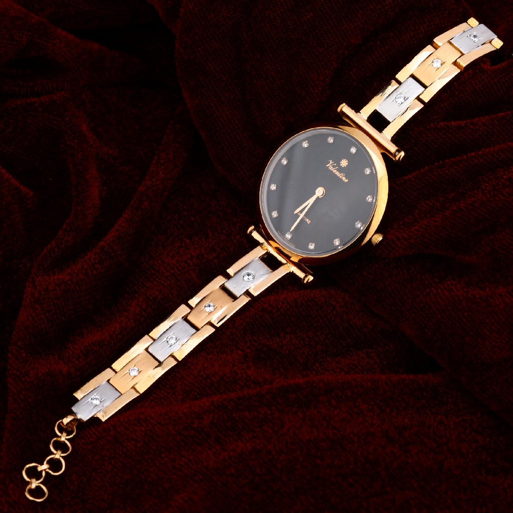 Rose Gold Ladies Diamond Watch-RLW79