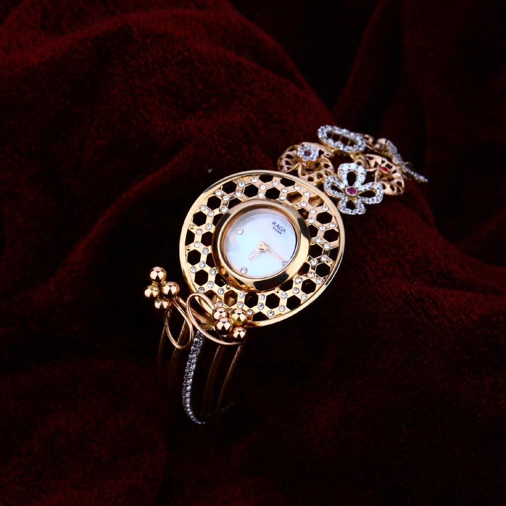 Ladies Rose Gold Designer 18K Watch-RLW68