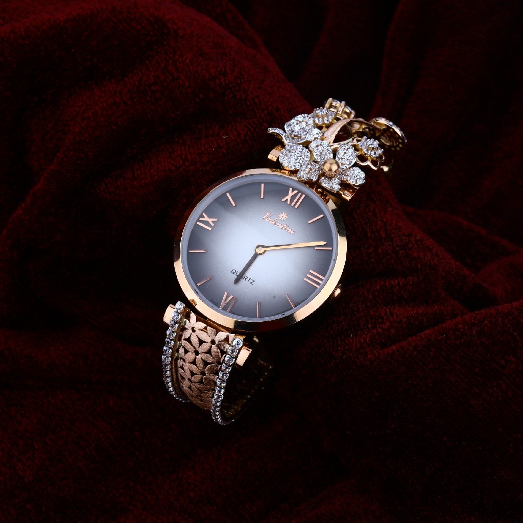 Ladies Rose Gold 18K Watch-RLW65