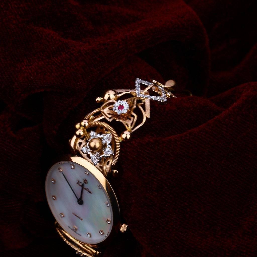Rose Gold Diamond Ladies Watch-RLW52 - Image 3