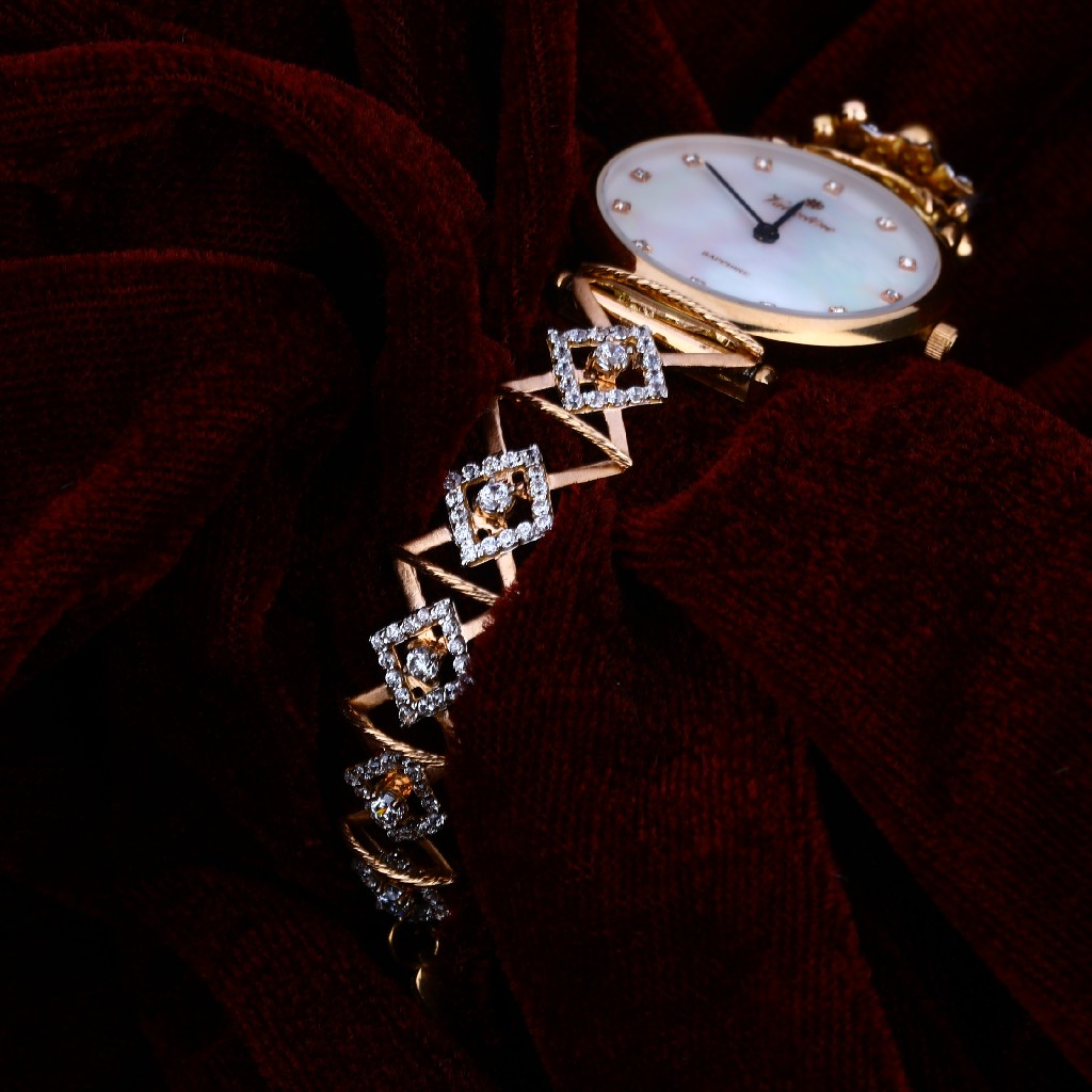 Rose Gold Diamond Ladies Watch-RLW52 - Image 2