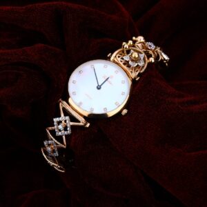 Rose Gold Diamond Ladies Watch-RLW52