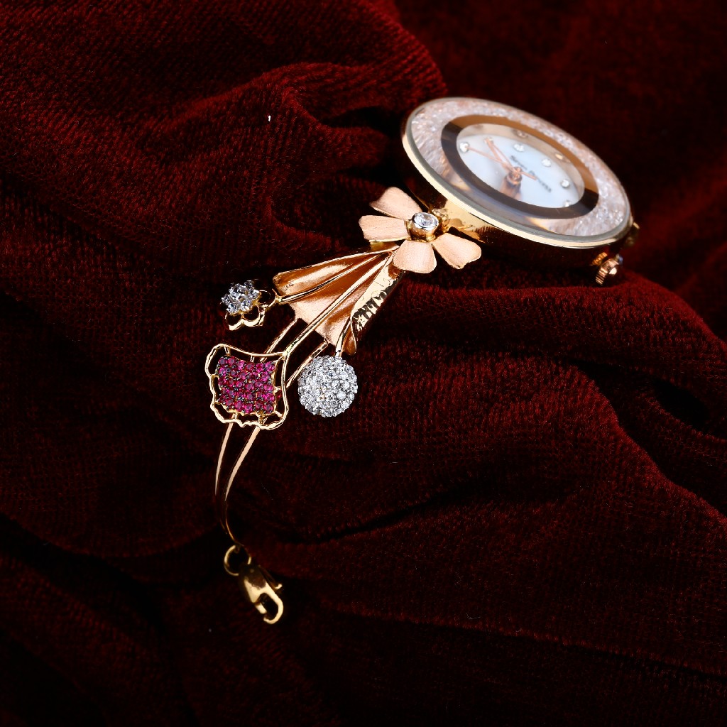 Diamond Gold Ladies Watch-RLW36 - Image 5
