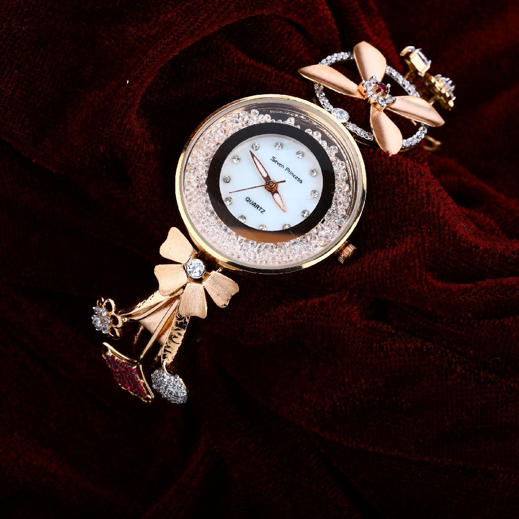 Diamond Gold Ladies Watch-RLW36 - Image 2