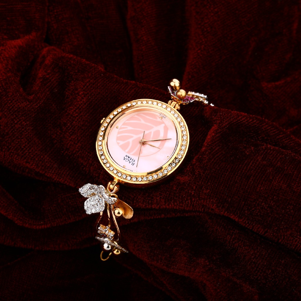 Ladies Rose Gold 18K Watch-RLW15