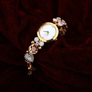 18K Ladies Rose Gold Watch-RLW14
