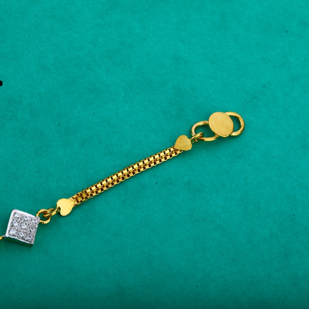 Gold 916 Bracelet-KB16 - Image 4