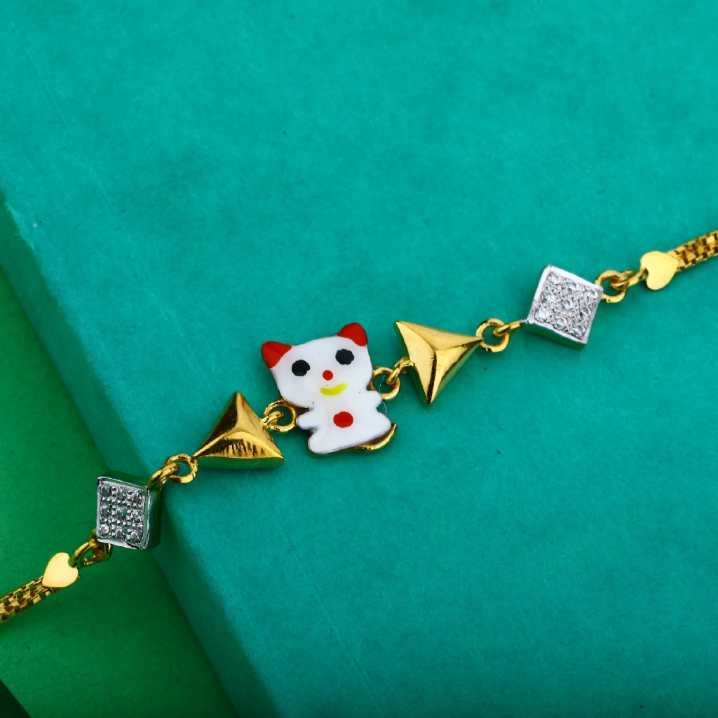 Gold 916 Bracelet-KB16 - Image 3