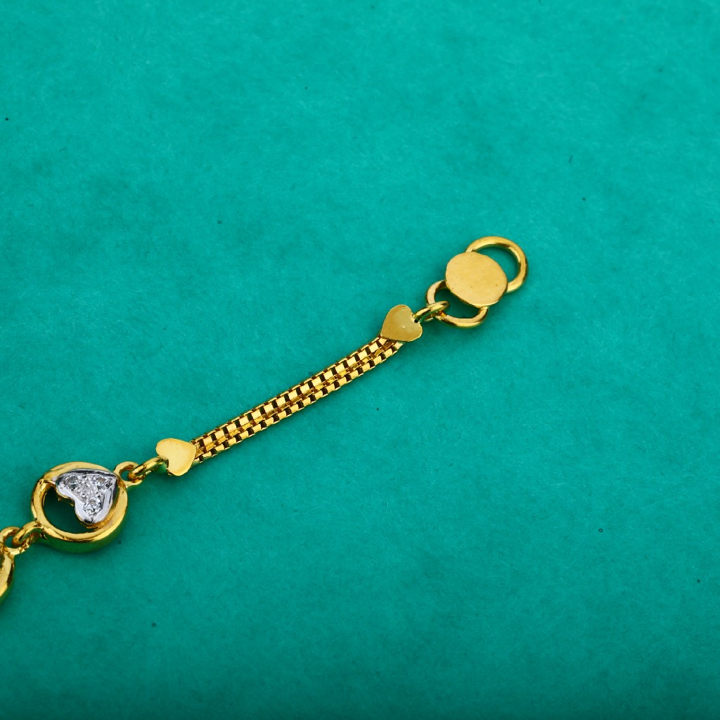 Kids 916 Gold Bracelet-KB10 - Image 3
