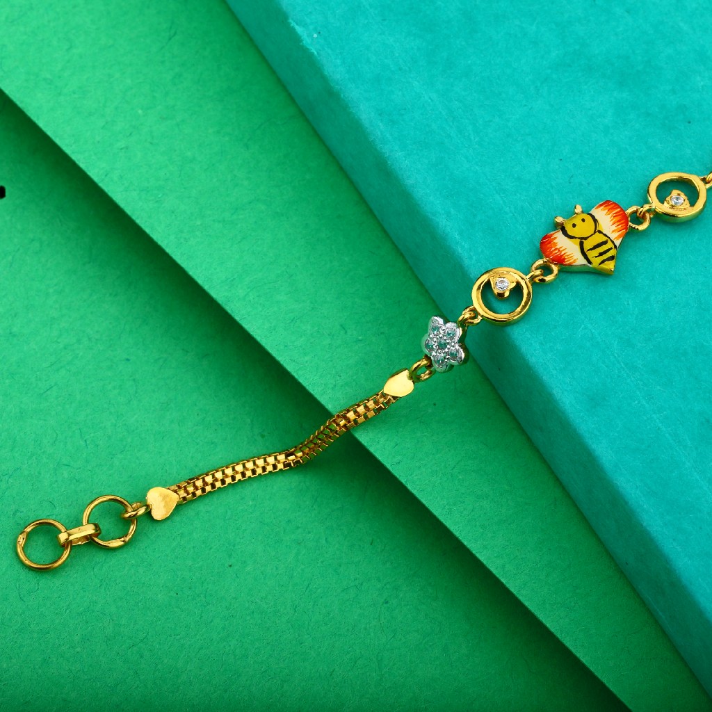 Kids Cartoon Gold 22K Bracelet-KB06