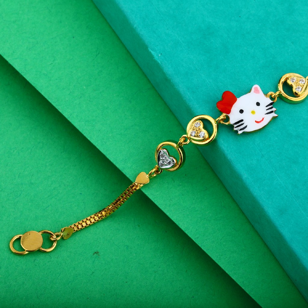 Kids 916 Gold Bracelet-KB04