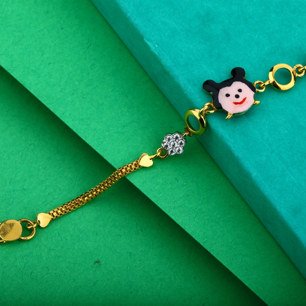 Cartoon Gold Kids Bracelet-KB03