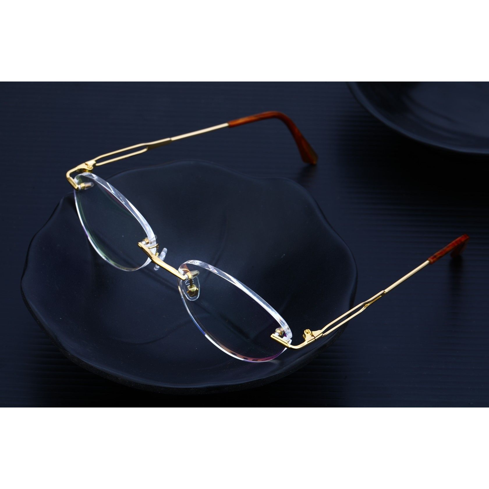 Mens 18K Gold Spectacles-S07