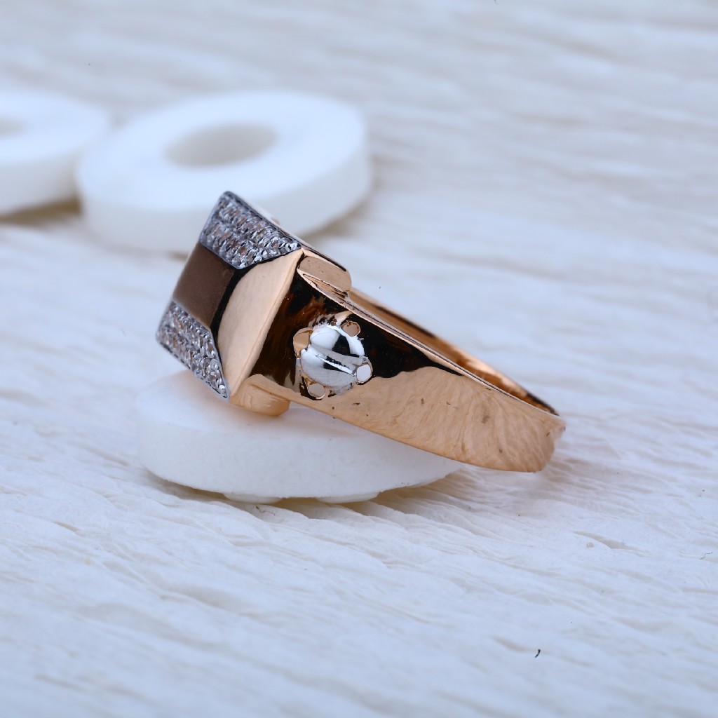 Gold Mens Ring-RMR23 - Image 2