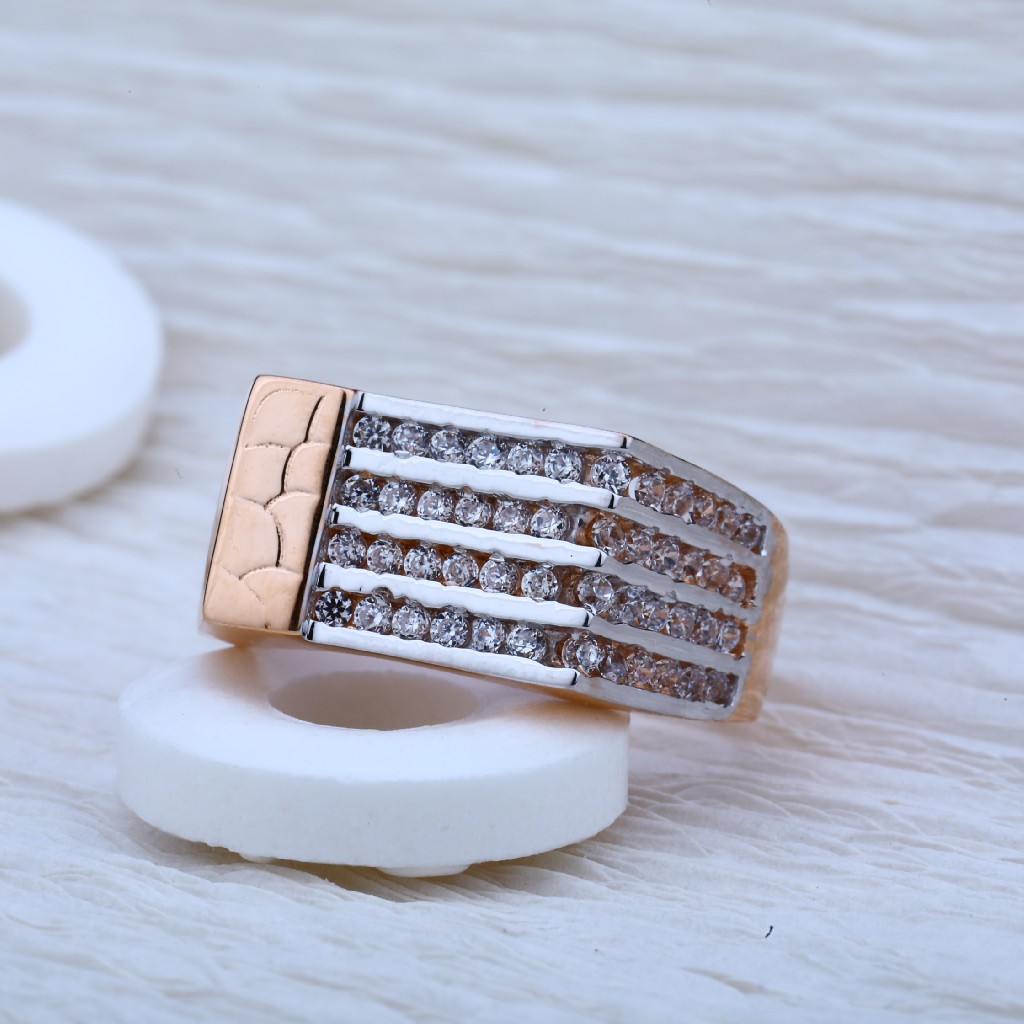 Rose Mens Gold Ring-RMR12 - Image 3