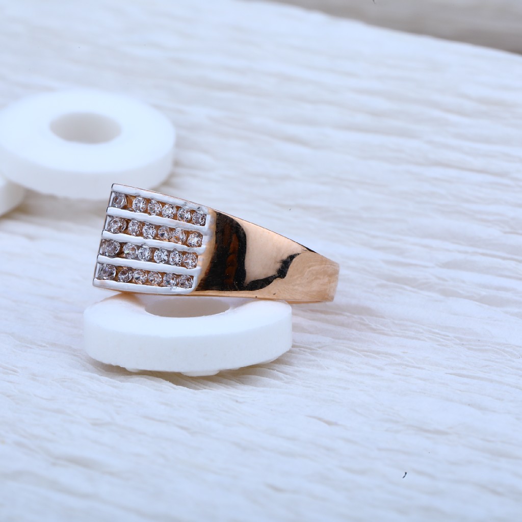 Rose Mens Gold Ring-RMR12 - Image 2