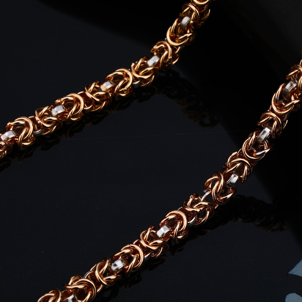Mens Rose Gold 18K Chain-RMC35 - Image 3