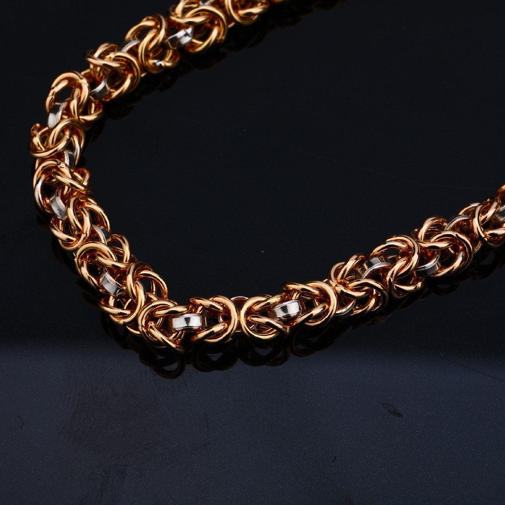 Mens Rose Gold 18K Chain-RMC35 - Image 2