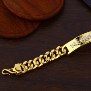 Mens Exclusive 916 Gold Bracelet-MPB82