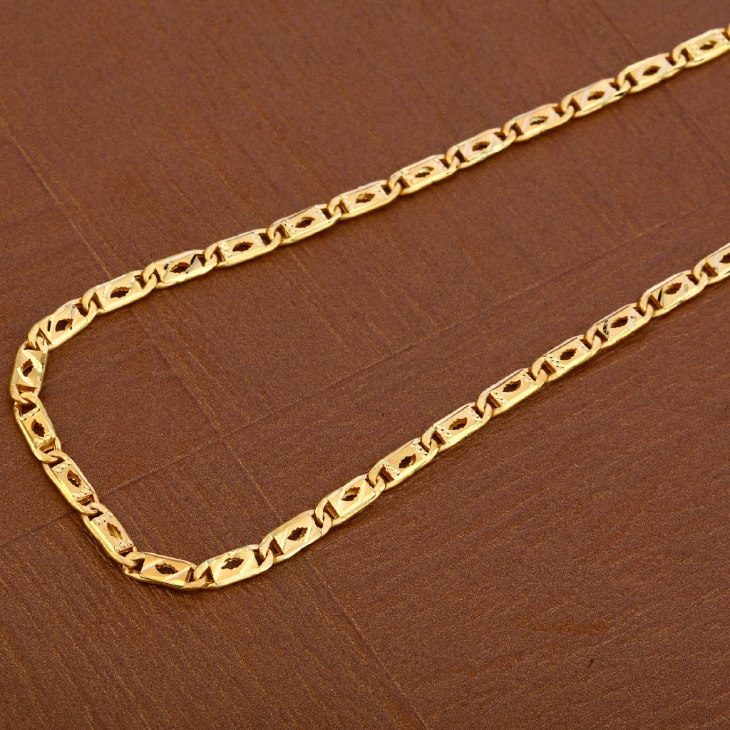 Mens 916 Gold Nawabi Chain-MNC37