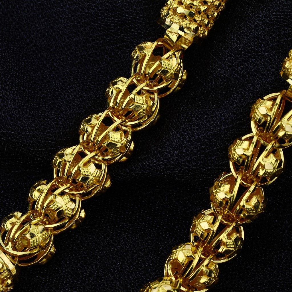 Mens Gold 916 Chain-MIC06 - Image 3