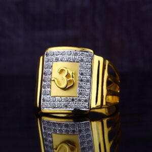 Mens God Gold Ring-MGR67