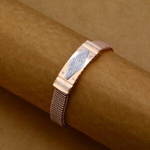 Gold Mens Bracelet-MLB81