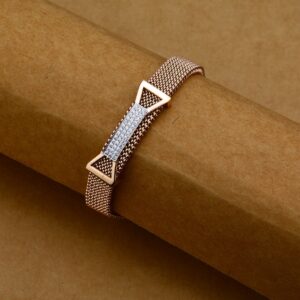 Mens Leather Rose Kada-MLB67