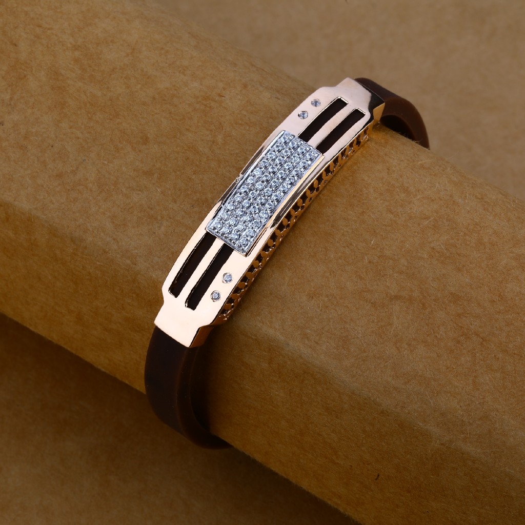 Mens Gold Kada Bracelet-MLB60