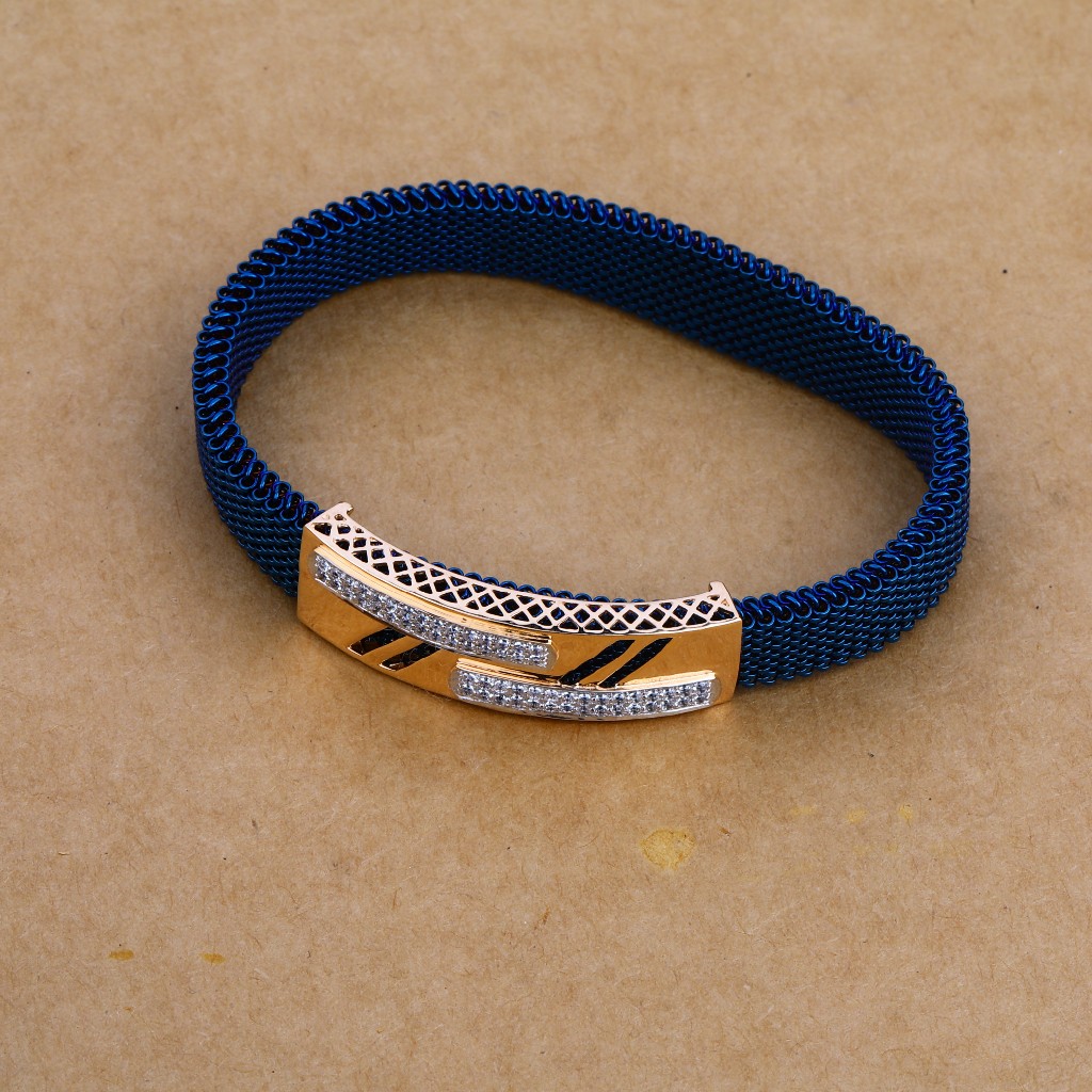 Rose Gold Spring Mens Bracelet-MLB48 - Image 3