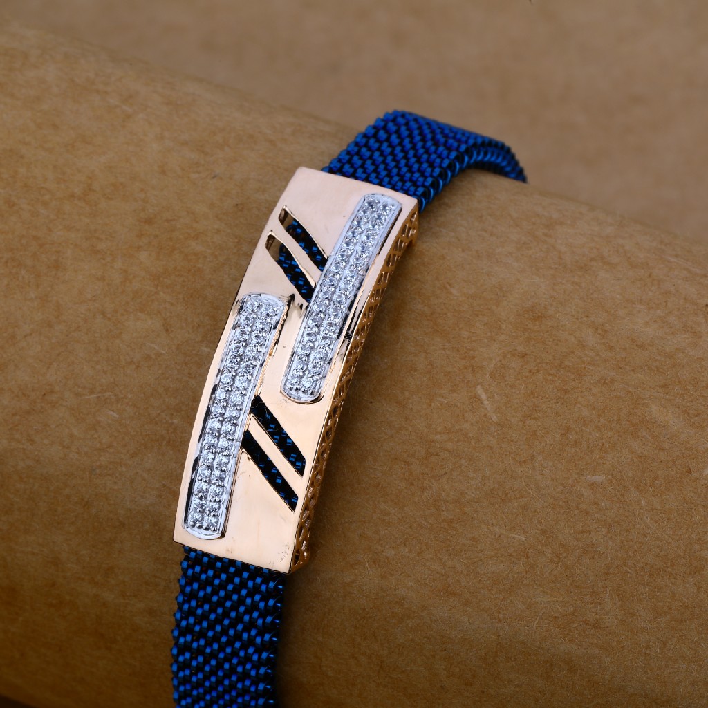 Rose Gold Spring Mens Bracelet-MLB48 - Image 2