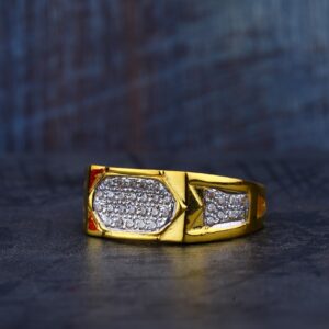 Mens Gold 22K Ring-MR178