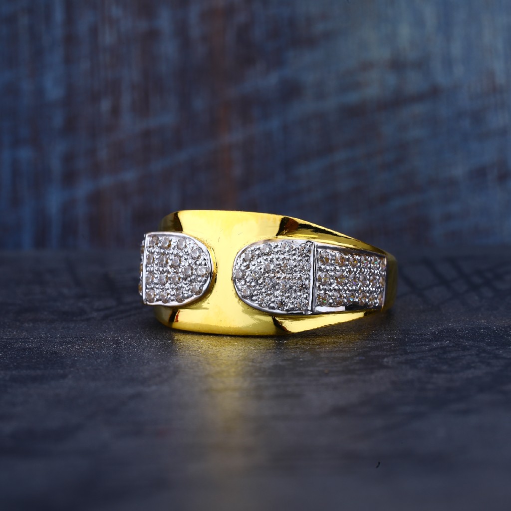 Gold 916 Mens Ring-MR173