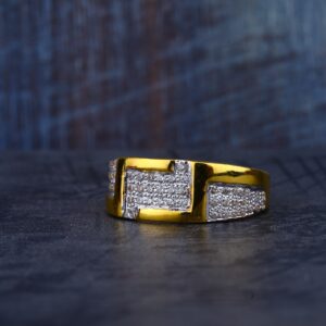 Mens Gold 916 Ring-MR171