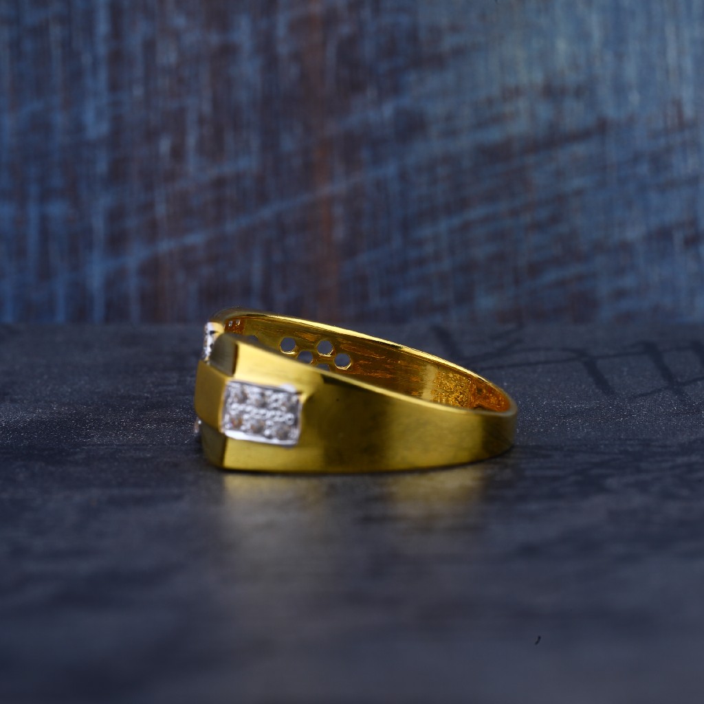 Mens Daily Wear Gold Ring-MR153 - Image 3