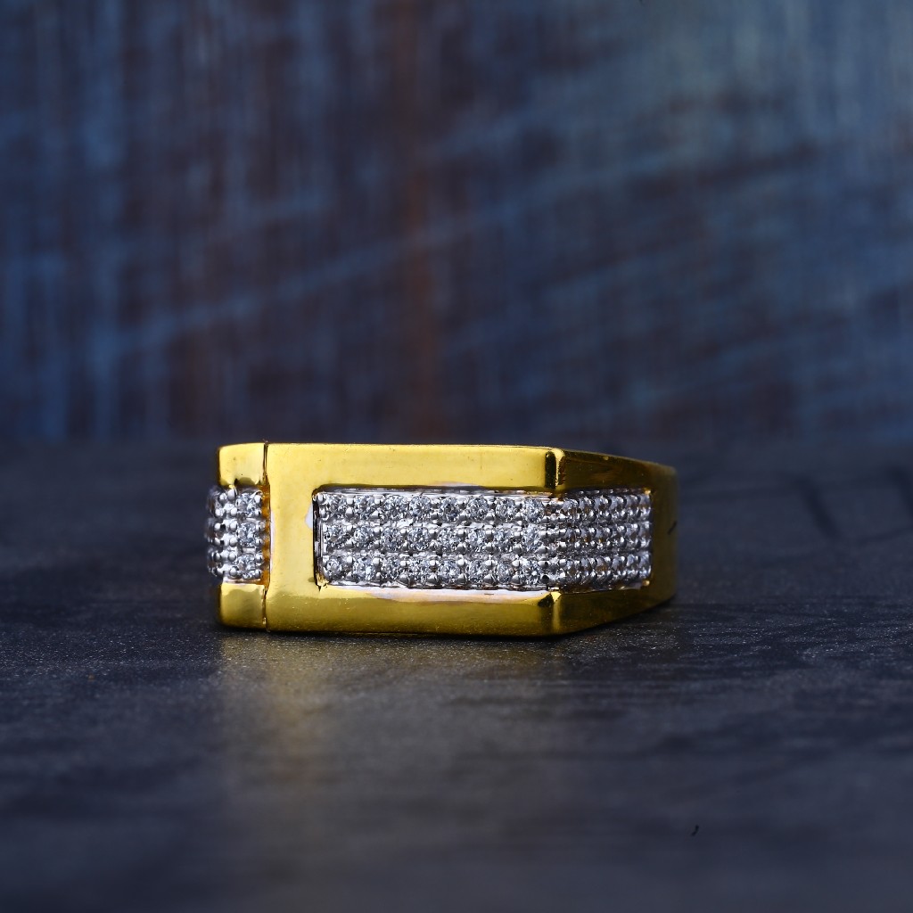 Gold 916 Mens Ring-MR146
