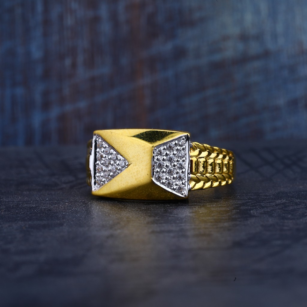 916 Gold Mens Ring-MR143