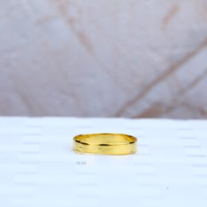 Plain Gold Cz Kids Ring-KR58
