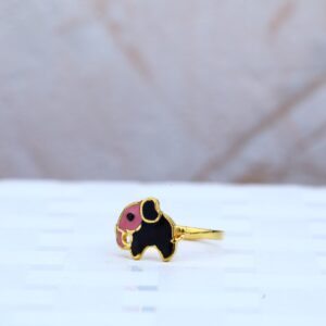 Kid Elephant Gold 22K Ring-KR46