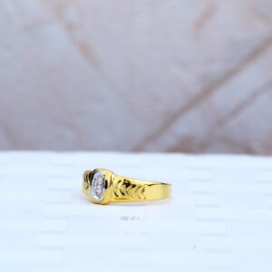 Baby Solitaire Gold Ring-KR28
