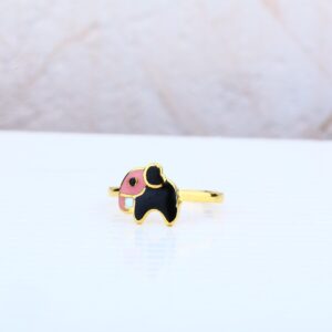 Gold 916 Kids Ring-KR09